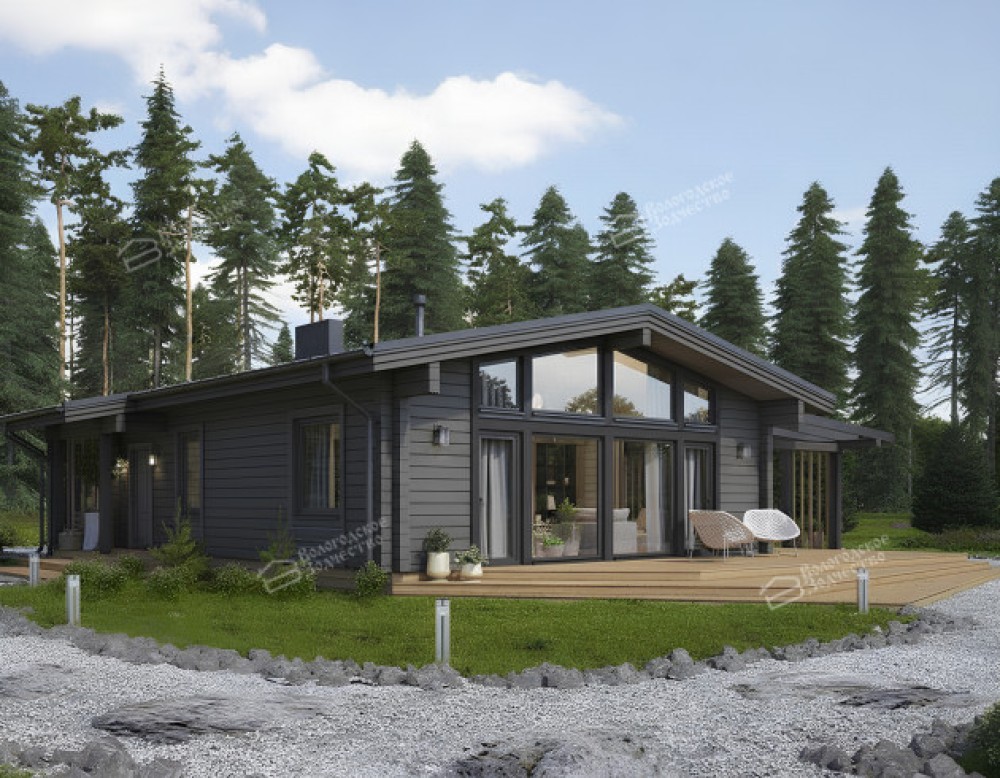 Дом из клееного бруса VZ-374